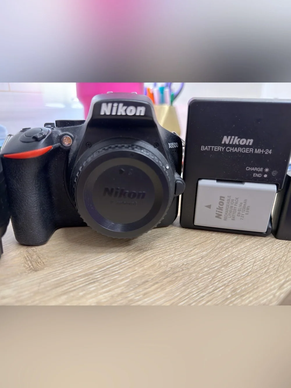 Nikon DSLR (D3500) Camera Body with 5 Lenses in Black